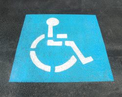 handicapped parking spot