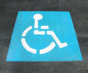 handicapped parking spot