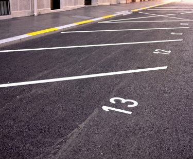 painted parking lines